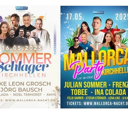 Ticket für „Sommer-Schlager“ oder „Mallorca Party“ am 16.05. & 17.05. Bochum OXGE.com Special Offers, Deals & Discounts in Germany