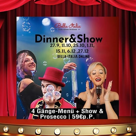 Italienisches Dinner & Show für 2 Personen Berlin OXGE.com Special Offers, Deals & Discounts in Germany