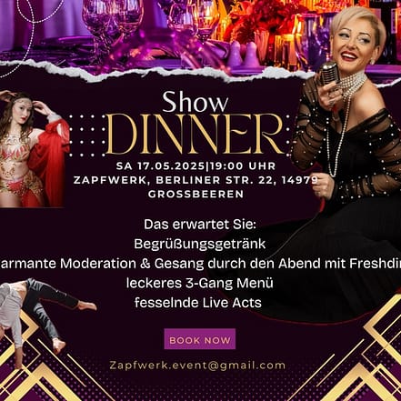 Ticket: Faszinierendes Show Dinner inkl. 3-Gänge-Menü, Show & Getränk Berlin OXGE.com Special Offers, Deals & Discounts in Germany
