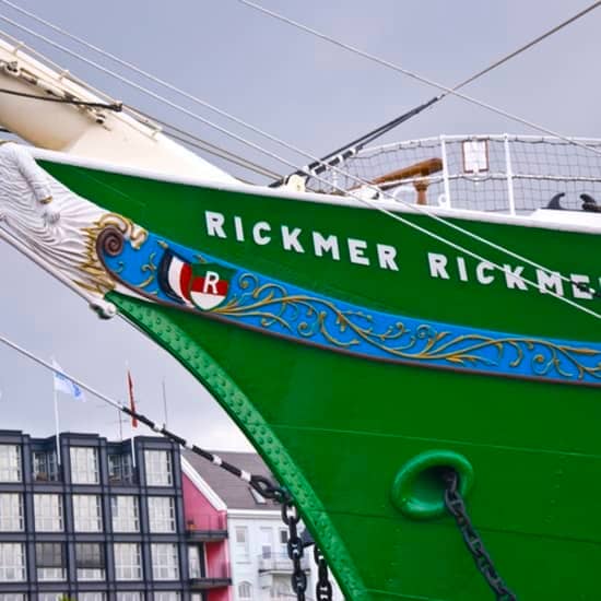 Museumsschiff RICKMER RICKMERS at Museumsschiff Rickmer Rickmers, Hamburg, Germany