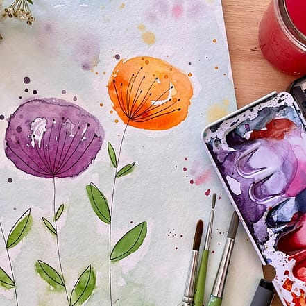 Video-Malkurs „Blumen Aquarell“ National Deal OXGE.com Special Offers, Deals & Discounts in Germany