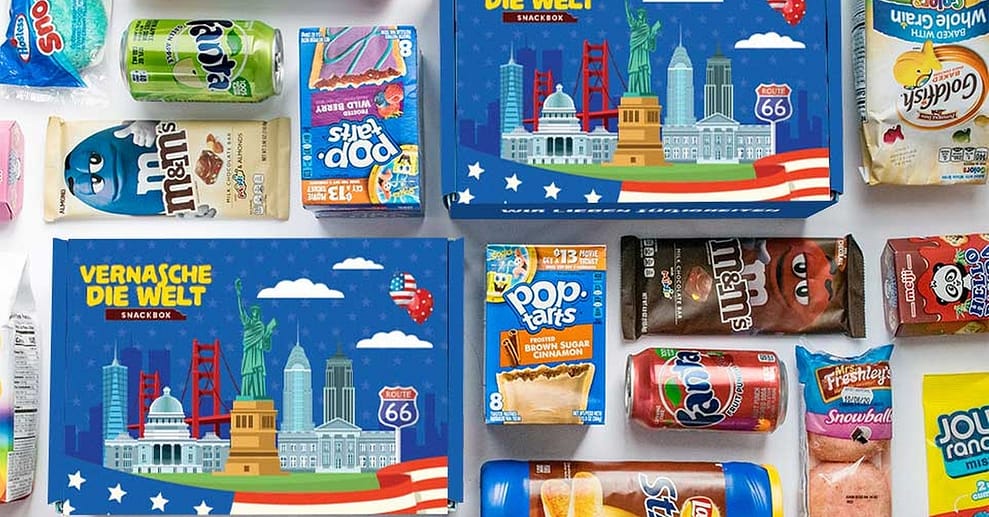 Amerikanische Snackbox von Vernasche die Welt National Deal OXGE.com Special Offers, Deals & Discounts in Germany