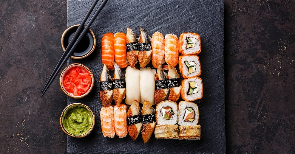 Frische Sushi-Kreationen: Sushi Jumbo Box für 2 Personen Essen OXGE.com Special Offers, Deals & Discounts in Germany