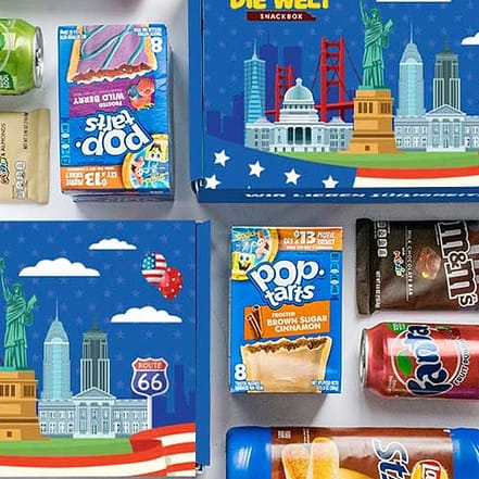 Amerikanische Snackbox von Vernasche die Welt National Deal OXGE.com Special Offers, Deals & Discounts in Germany