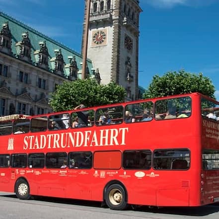 Hop-on Hop-off-Bus Hamburg at Central Station Hamburg HBF/Kirchenallee, Hamburg, Germany OXGE.com Special Offers, Deals & Discounts in Germany
