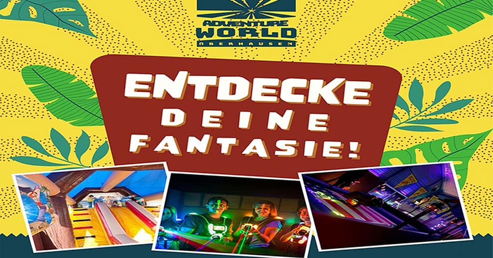 4 Std. Eintritt in die Adventure World inkl. Getränkeflat und Eis Essen OXGE.com Special Offers, Deals & Discounts in Germany