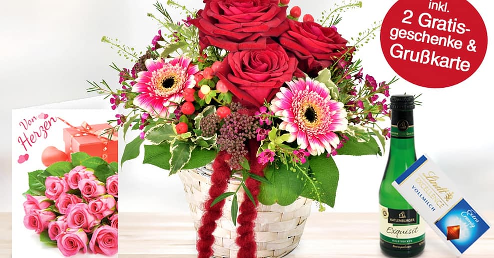 Blumengesteck “”Alles Liebe”” oder “”Orchideengruß”” in versch. Farben National Deal OXGE.com Special Offers, Deals & Discounts in Germany