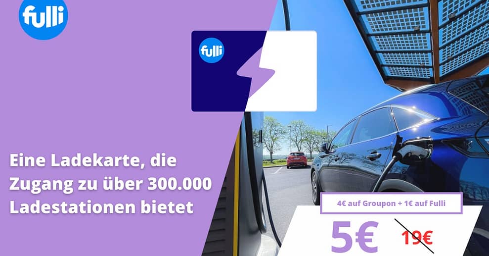 Fulli-Ladekarte für E-Autos, nutzbar an über 300.000 Stationen National Deal OXGE.com Special Offers, Deals & Discounts in Germany