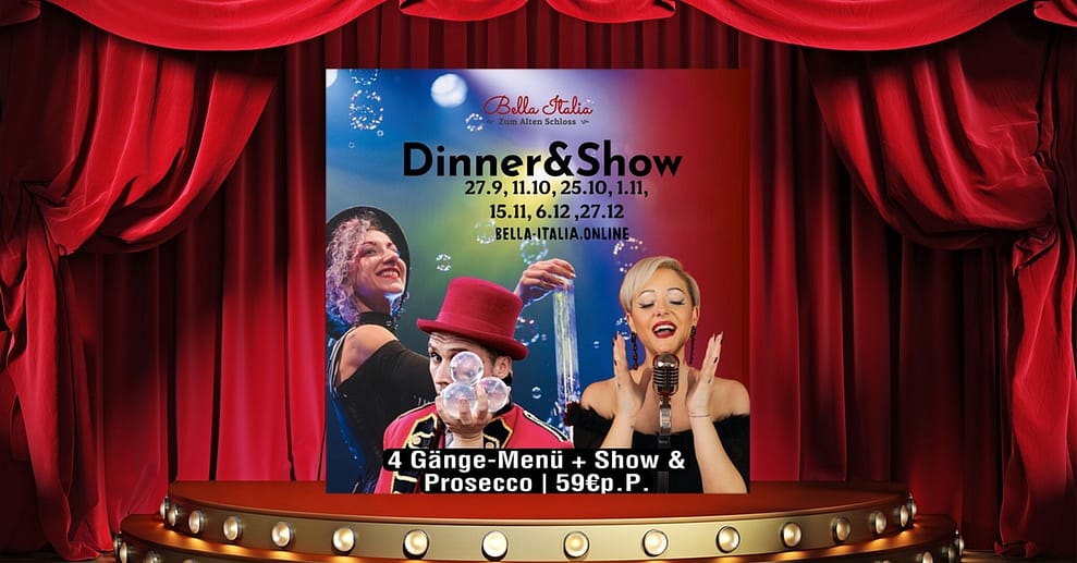 Italienisches Dinner & Show für 2 Personen Berlin OXGE.com Special Offers, Deals & Discounts in Germany
