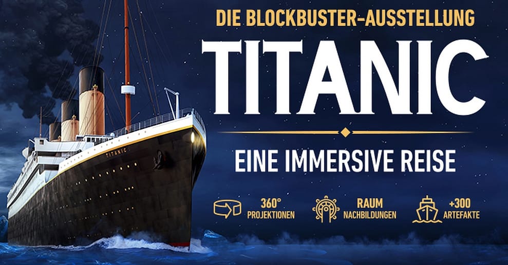 TITANIC-Ausstellung: 1 Ticket vom 28.04.-16.05.2025 Braunschweig OXGE.com Special Offers, Deals & Discounts in Germany