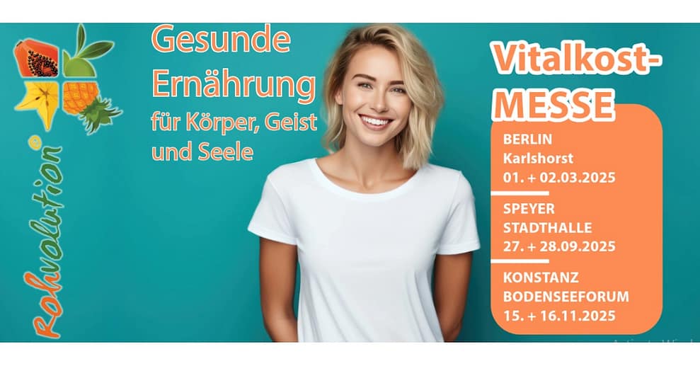 Tages- oder Wochenend-Ticket für die Vitalkostmesse Rohvolution® National Deal OXGE.com Special Offers, Deals & Discounts in Germany