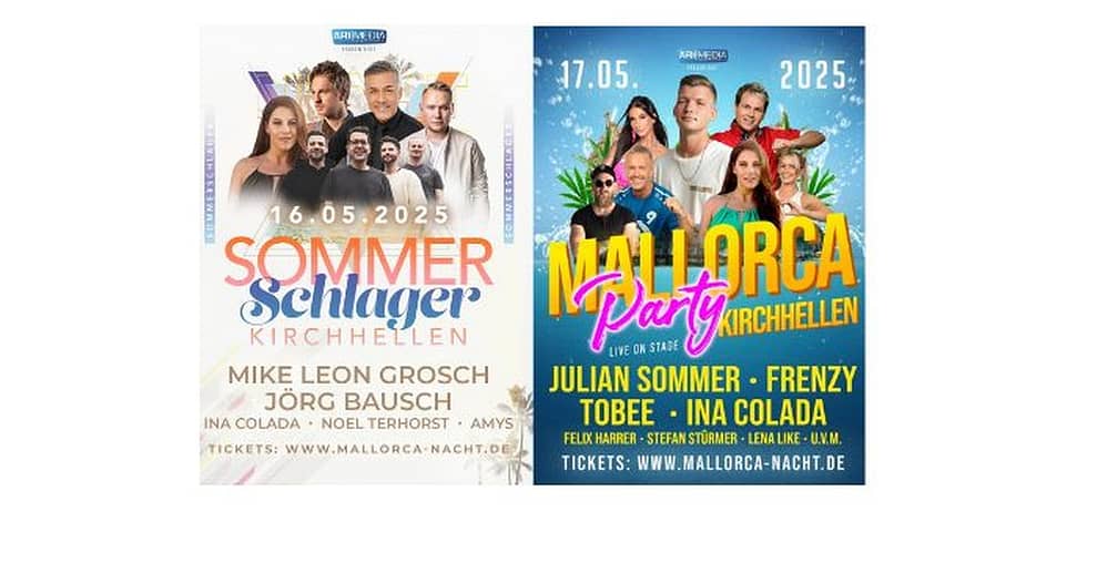 Ticket für „Sommer-Schlager“ oder „Mallorca Party“ am 16.05. & 17.05. Bochum OXGE.com Special Offers, Deals & Discounts in Germany